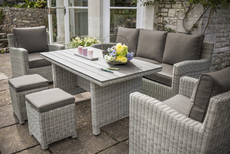 Charlbury Kettler Seat Pads Table Kettler Charlbury Lounge Set